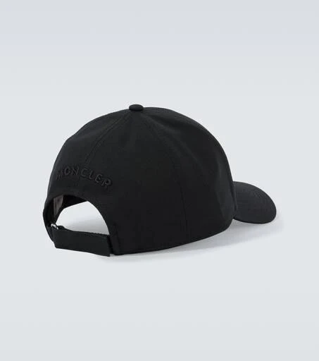 Moncler Logo cotton gabardine baseball cap 4