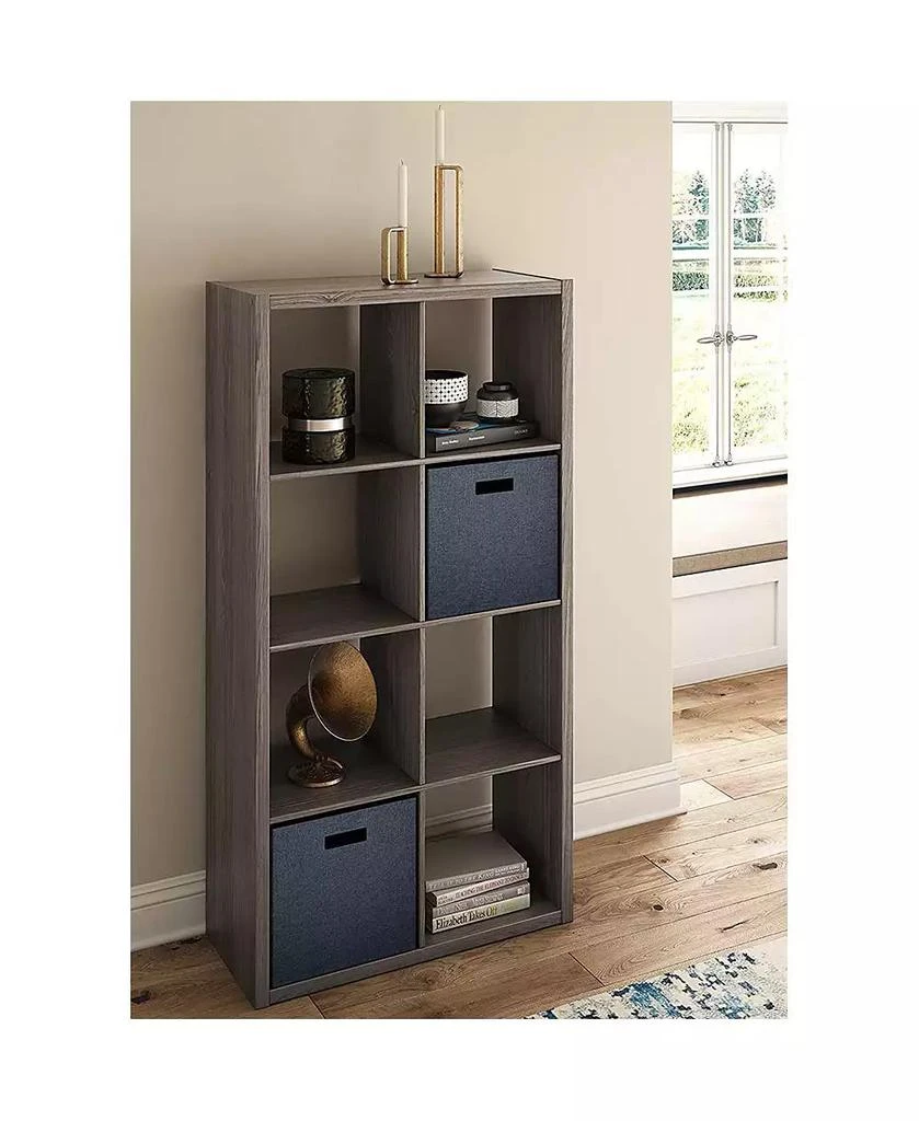 ClosetMaid Decorative Bookcase Open Back 8-Cube Storage Organizer 2
