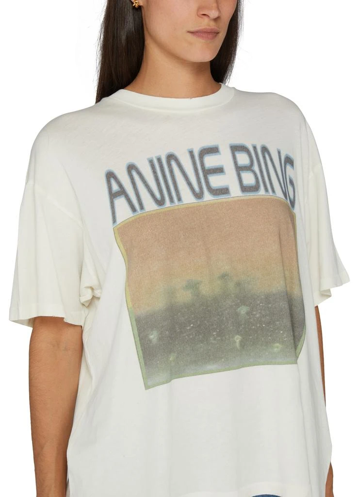ANINE BING Cade short-sleeved printed t-shirt 4