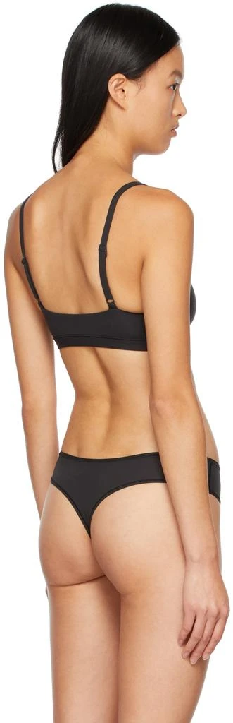 SKIMS Black Fits Everybody Scoop Neck Bra 3