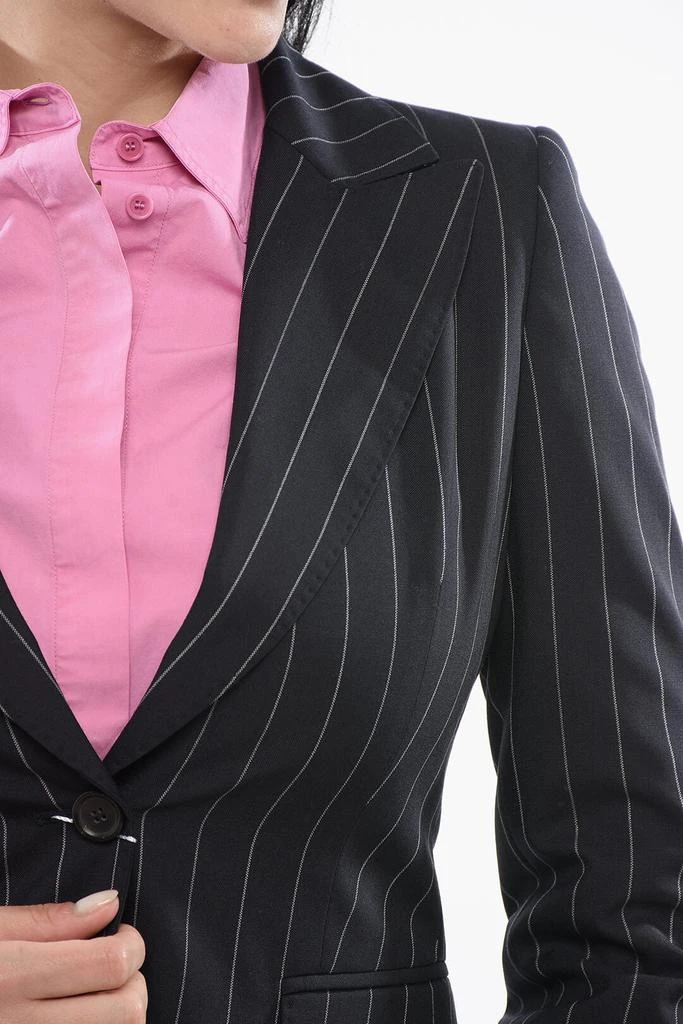 Max Mara Max Mara Pinstriped GALOSCE Blazer with Peak Lapel 3