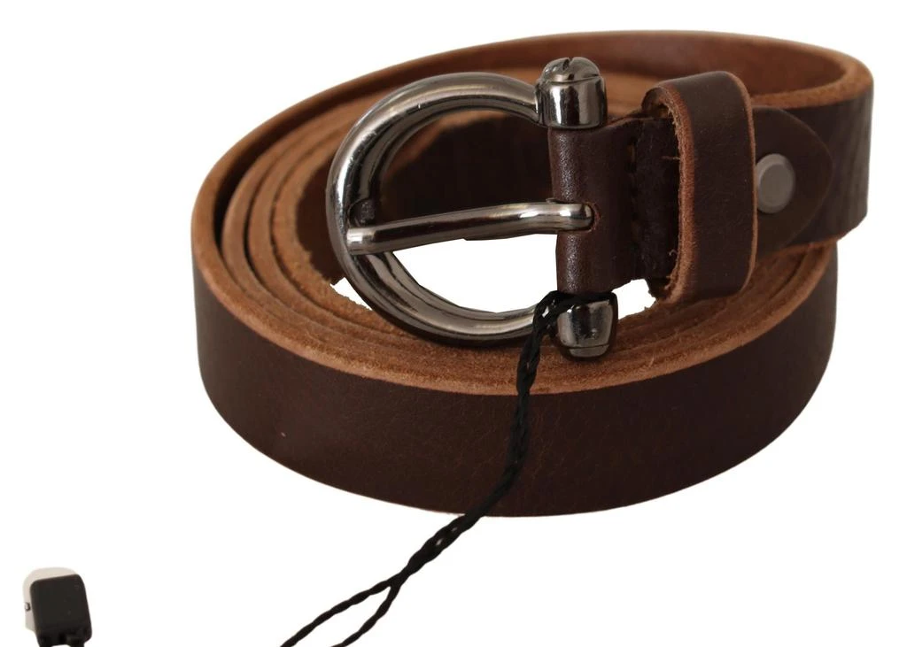 John Galliano Elegant Brown Leather Fashion Belt – On Sale  display picture 1
