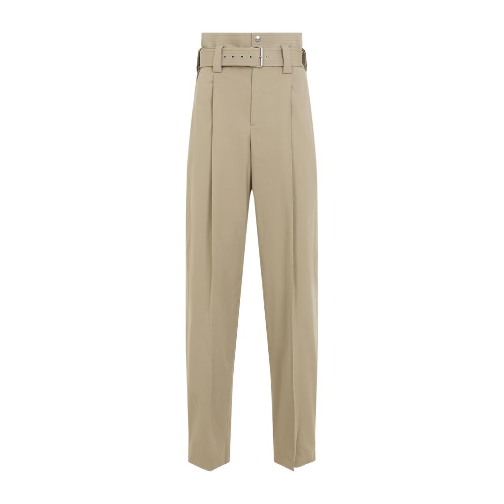 Bottega Veneta HIGH WAIST BELTED TROUSERS