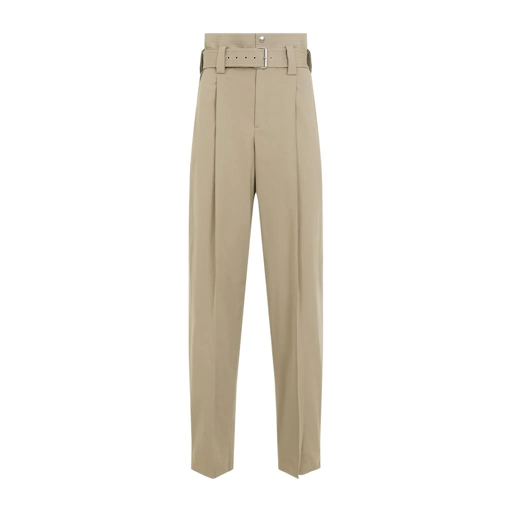 BOTTEGA VENETA HIGH WAIST BELTED TROUSERS 1