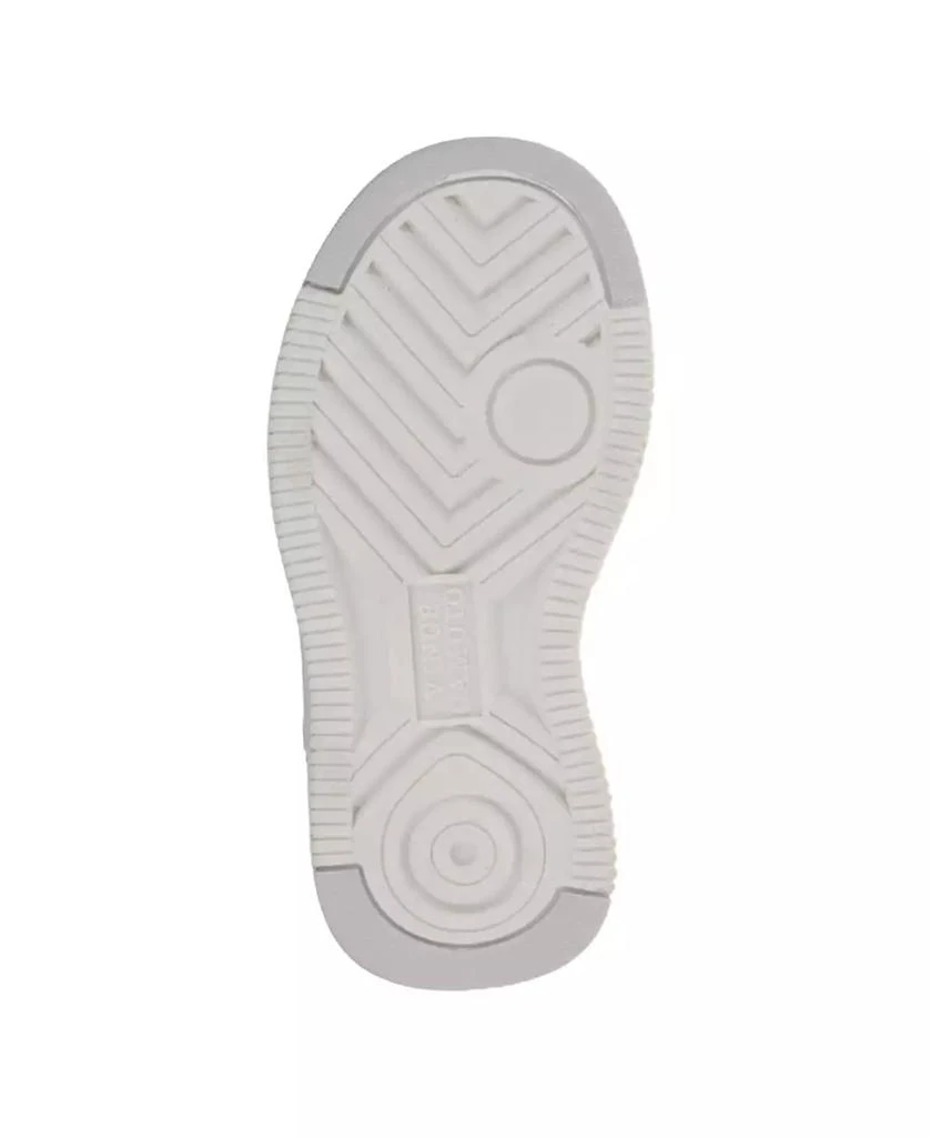 Vince Camuto Toddler Girls Court Elastic Laces Shimmer Sneaker 7