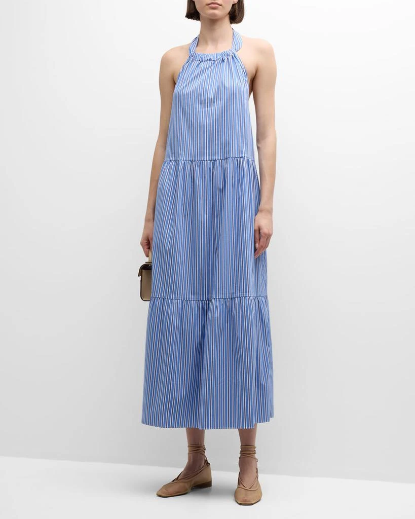 Solid & Striped The Kai Striped Poplin Maxi Dress 2