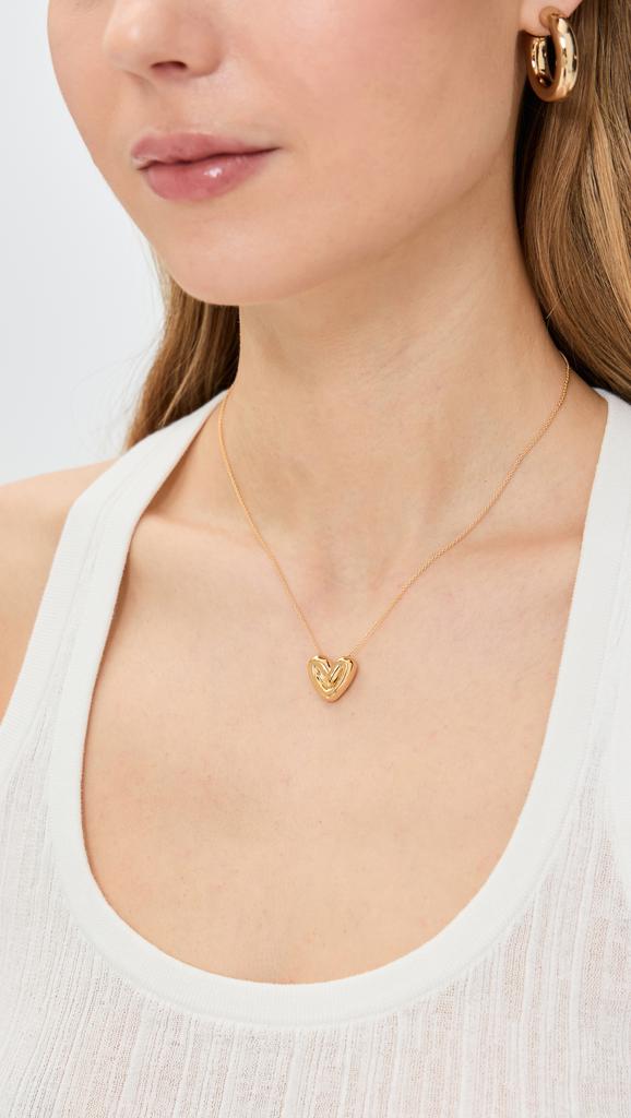 Missoma Puffy Heart Pendant Necklace