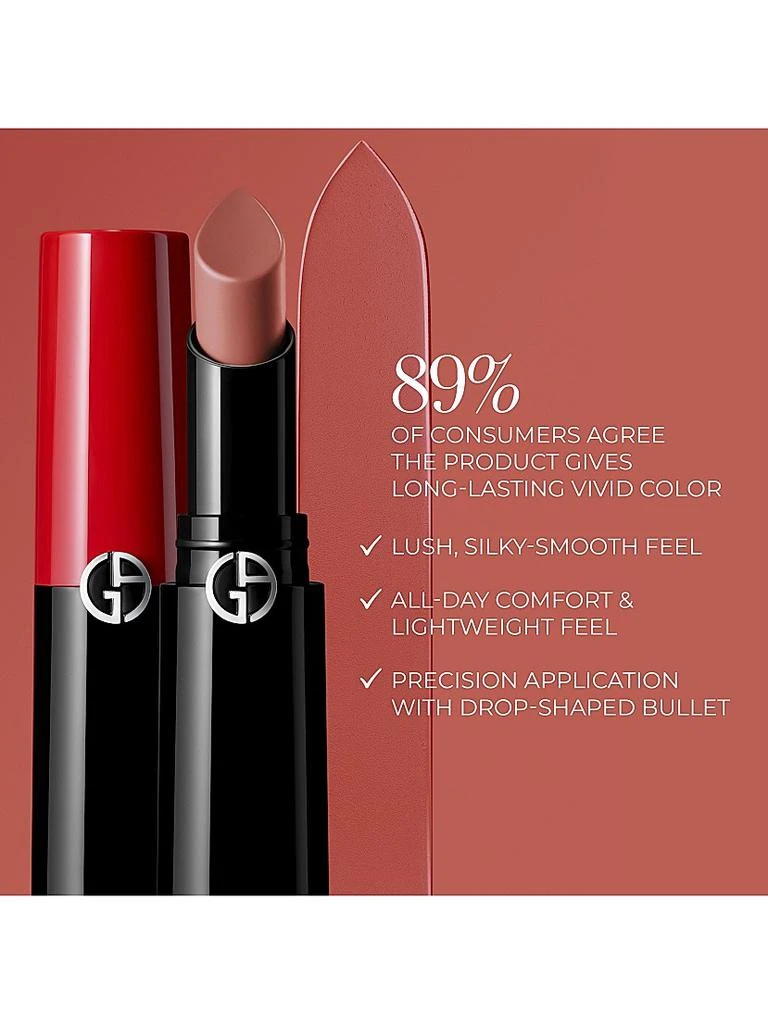 Armani Lip Power Long Lasting Satin Lipstick 4