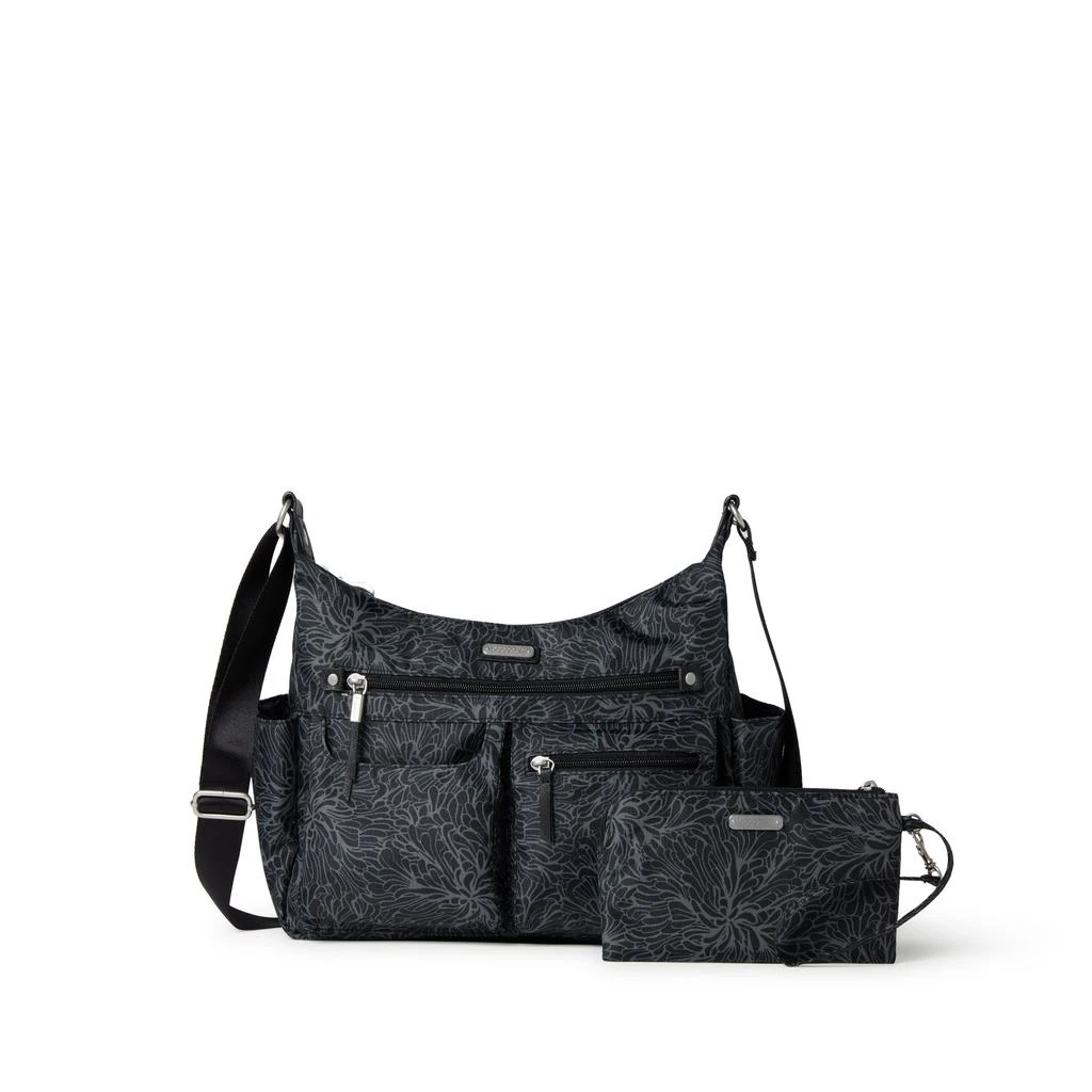 Baggallini Women's Anywhere Large Hobo Handbag with RFID Wristlet 8