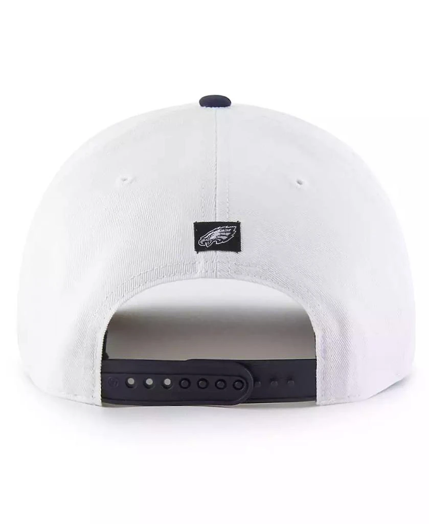 47 Brand Men's White Philadelphia Eagles Patriotic Overhand Hitch Adjustable Hat 3