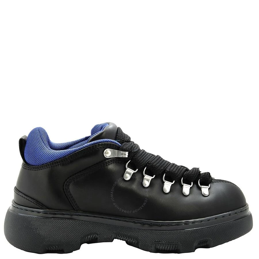 Burberry Open Box - Burberry Black Leather Lace-Up Trek Boots 1