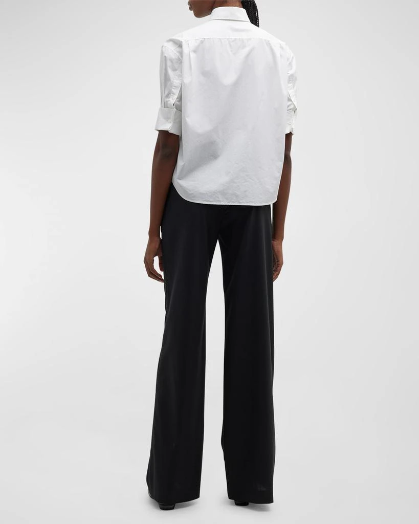 The Row Carpazi Short-Sleeve Collared Shirt 4