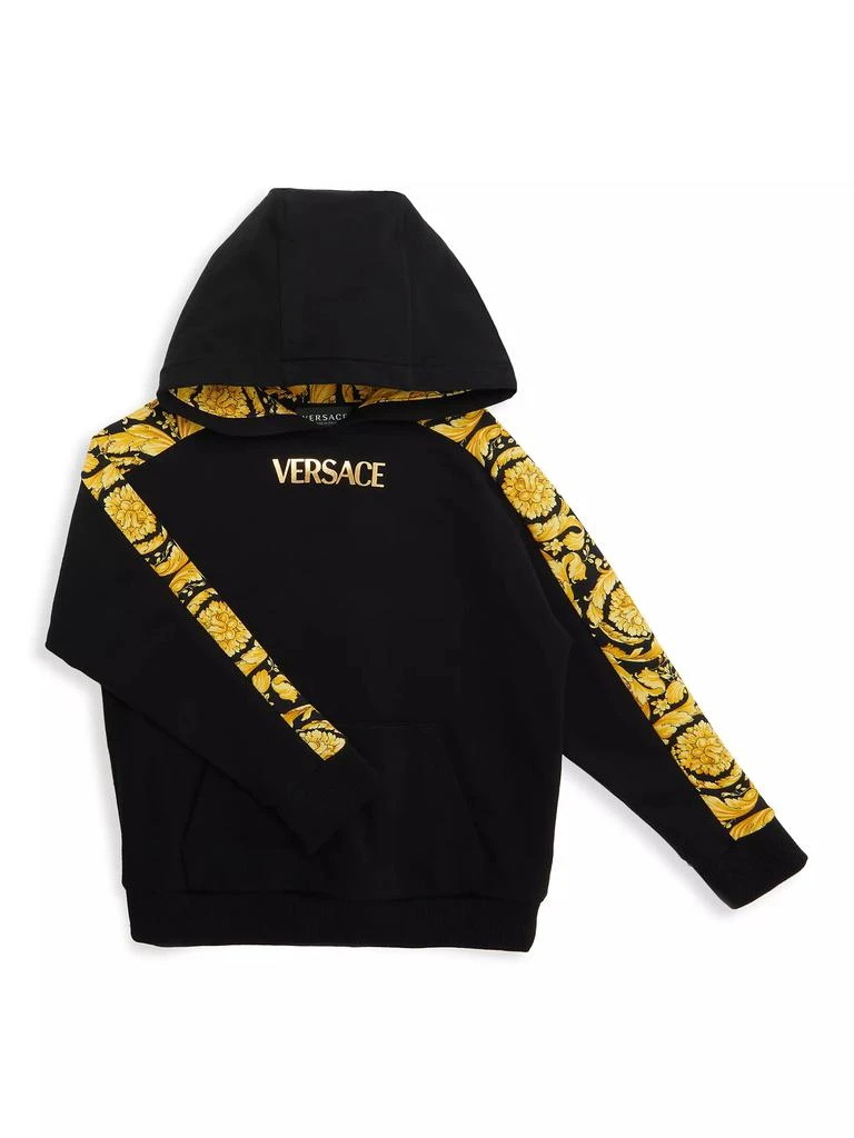 Versace Little Kid's & Kid's Foil Stamp Logo Barocco Sweatshirt 1