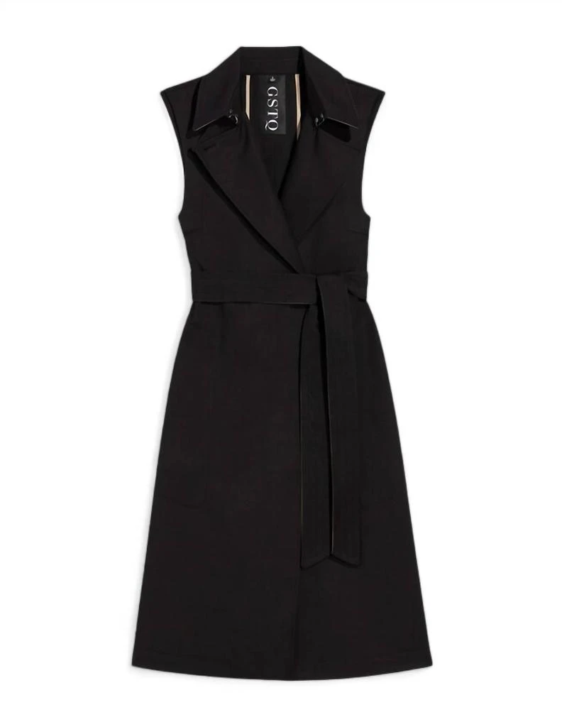GSTQ Gstq - WOMEN'S SLEEVELESS TRENCH COAT