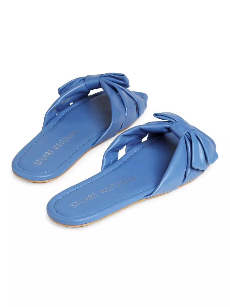 Stuart Weitzman Sofia Leather Slides 3
