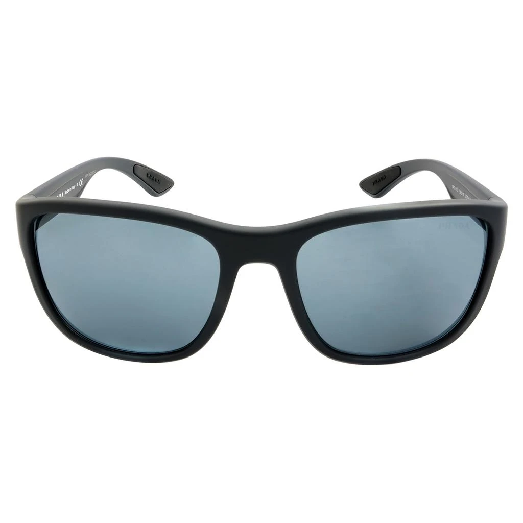 Prada Grey Mirror Square Men's Sunglasses PS 01US UFK5L0 59 1