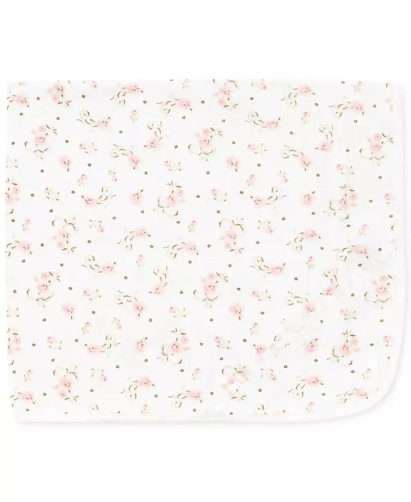 Little Me Baby Girls Sweet Vintage Rose Print Blanket 1