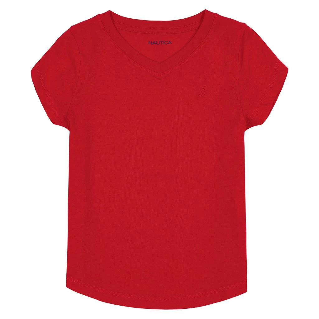 Nautica Girls' V-Neck T-Shirt (7-16) 9