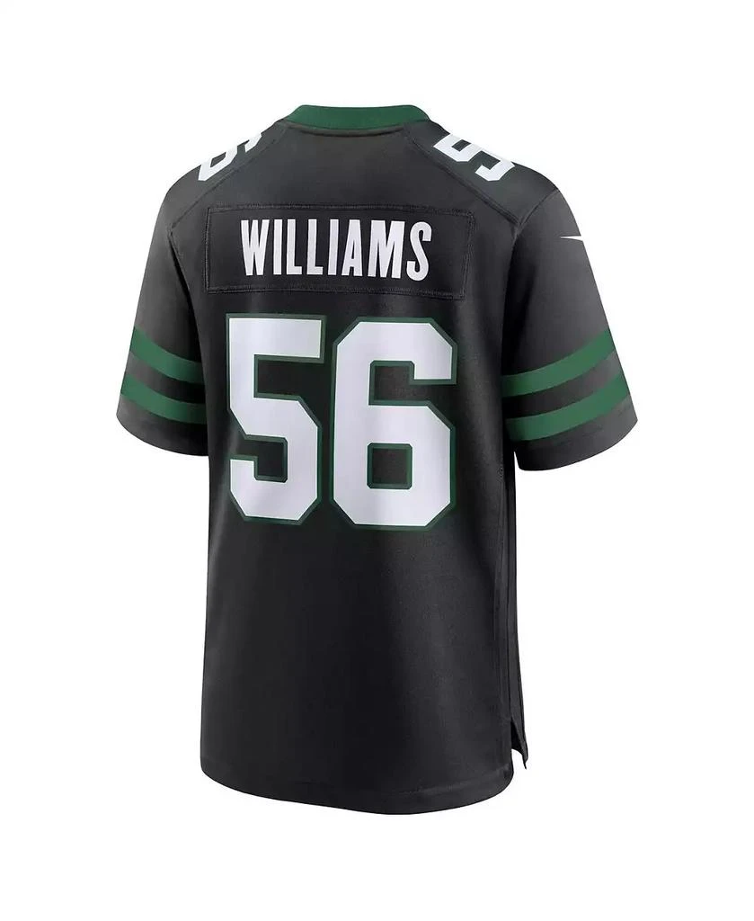 NIKE Men's Quincy Williams Legacy Black New York Jets Alternate Game Jersey 3