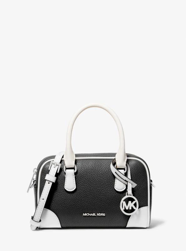 Michael Kors Thompson Extra-Small Two-Tone Pebbled Leather Convertible Crossbody Bag 1