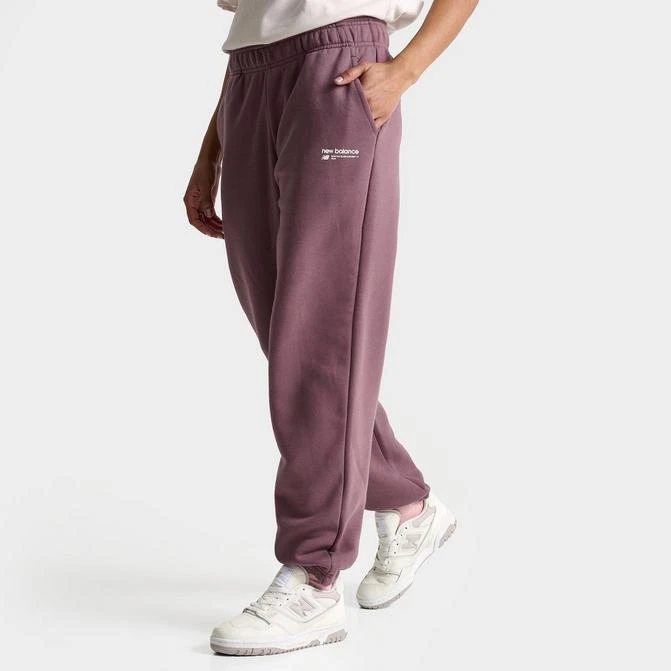 New Balance Women's New Balance Linear Heritage Fleece Jogger Pants 1