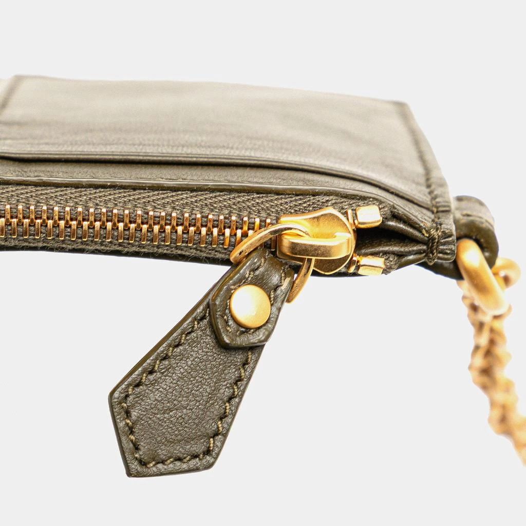 Bottega Veneta Bottega Veneta Khaki Brown Tone Intrecciato Leather Maxi Cabat 30 Satchel Bag 4