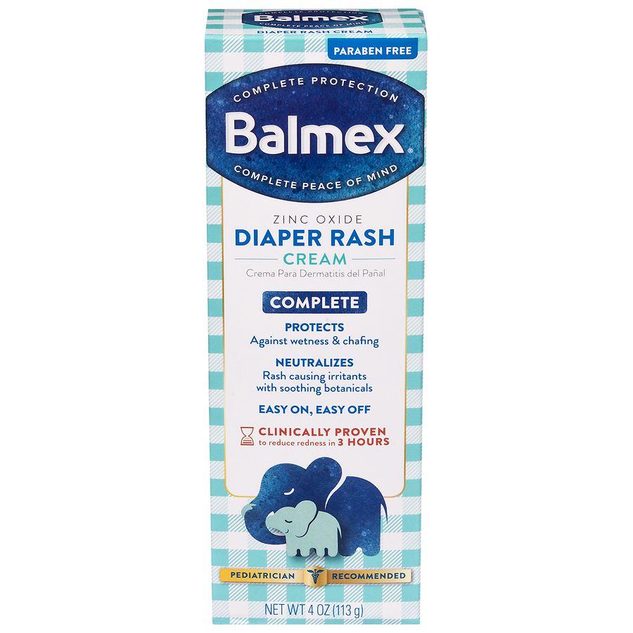 Balmex Complete Protection Diaper Rash Cream With Zinc Oxide Unscented