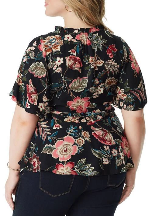 Jessica Simpson Plus Size Misha Wrap Top 2