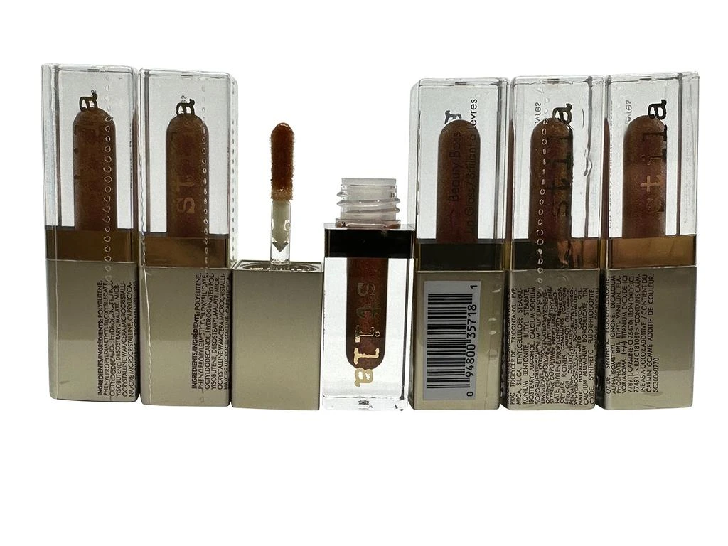 Stila Beauty Boss Lip Gloss Elevator Pitch 1.5 ML Set of 6 2