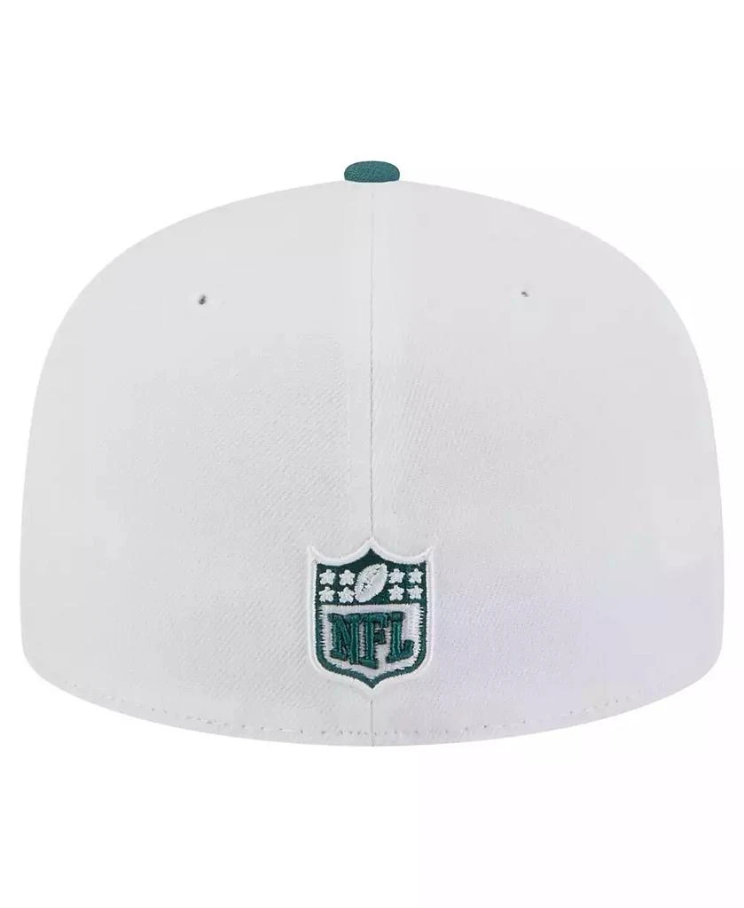 New Era Men's White/Midnight Green Philadelphia Eagles Super Bowl LIX Champions 59FIFTY Fitted Hat 4