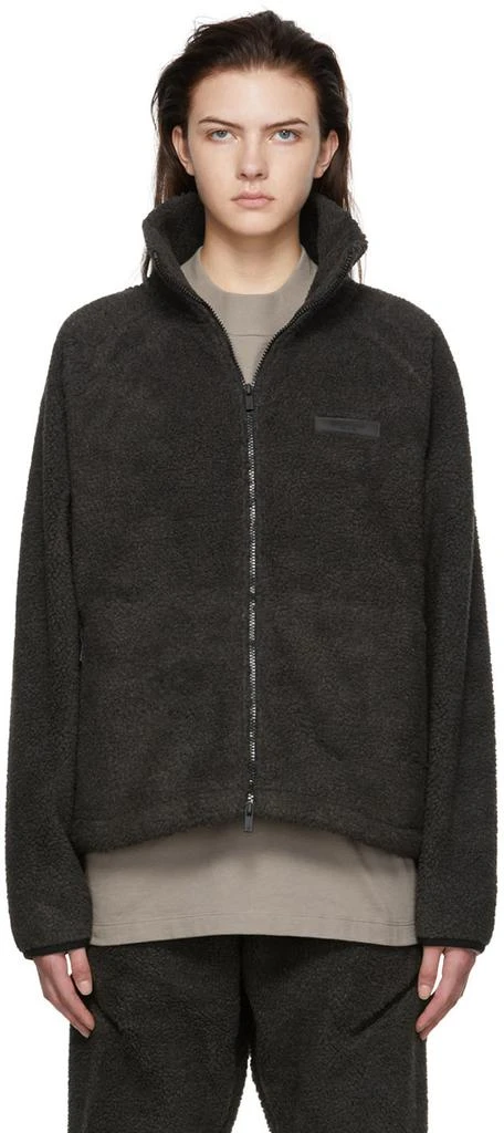 Fear of God ESSENTIALS Black Polyester Sweater 1
