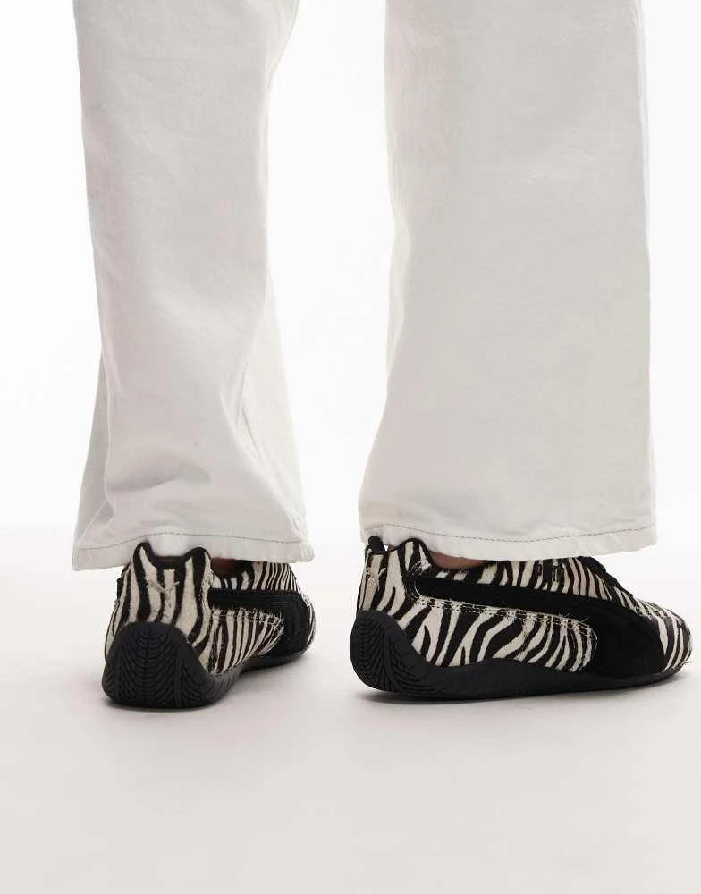 Puma Puma Speedcat trainers in zebra print 4