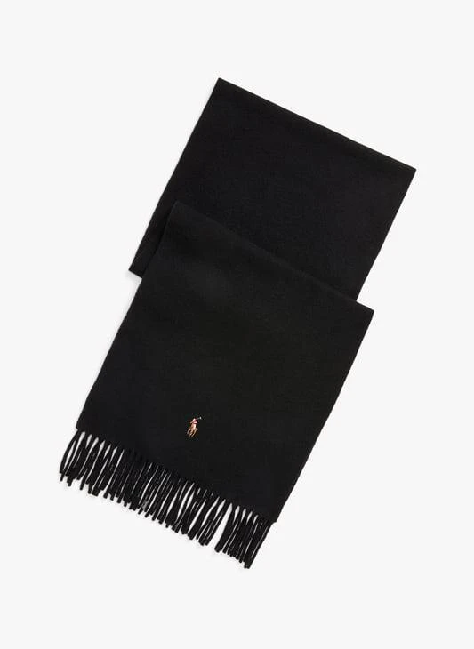 Ralph Lauren Scarf with a plain and checked appearance