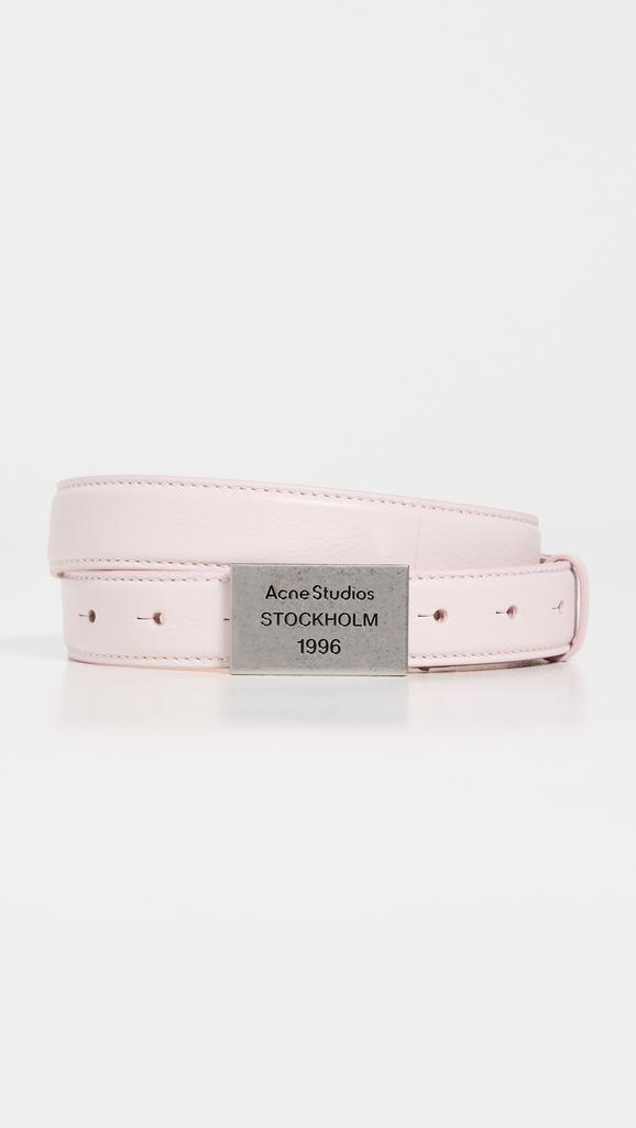 Shop Acne Studios Logo Engraved Woven Belt on Sale at