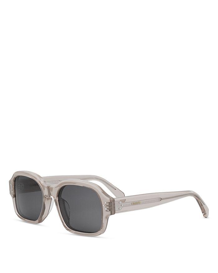 CELINE Bold 3 Dots Geometric Sunglasses, 53mm