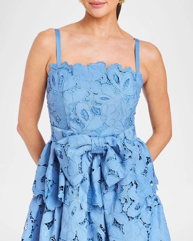 Mestiza New York Vanessa Tiered Floral Lace Mini Dress 4
