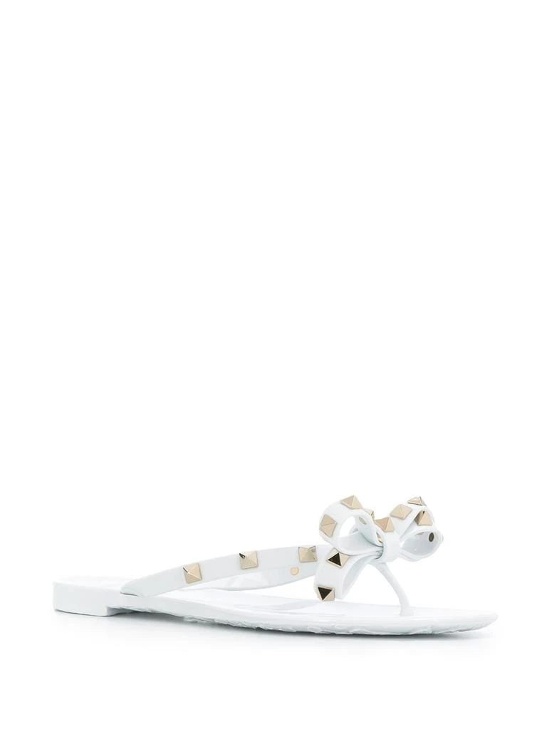 Valentino ROCKSTUD RUBBER THONG SANDALS 4