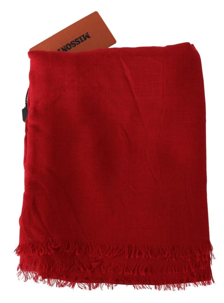 Missoni Cashmere Unisex Neck Wrap Fringes Men's Scarf 4