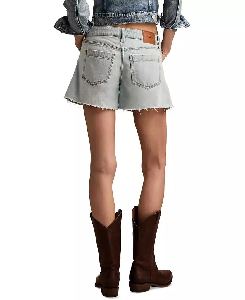 Lucky Brand Women's A-Line Flared Denim Shorts 4