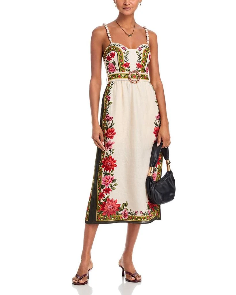 Farm Rio Wonder Sand Sleeveless Dress - Exclusive - Dresses & Skirts - Free  Shipping - BeyondStyle