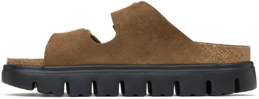 Birkenstock Brown Narrow Papillio Arizona Platform Sandals 3