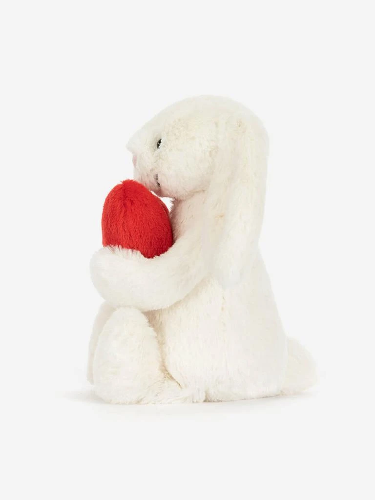 Jellycat Bashful Love Heart Bunny in White (31cm) 3