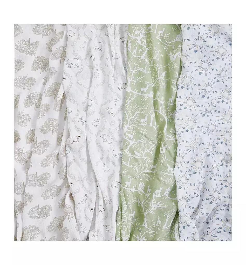 aden + anais Baby Boys or Baby Girls Muslin Swaddles, Pack of 4 3