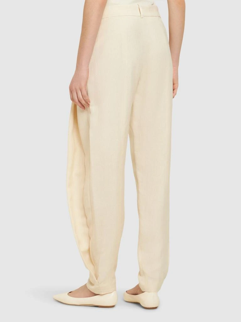 Ralph Lauren Pleated Linen & Silk Pants 2