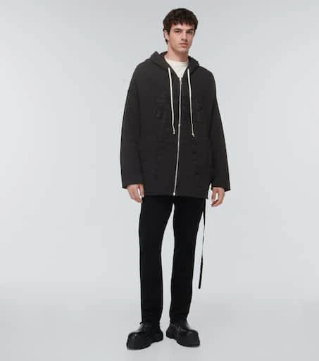 Rick Owens Zip-up cotton hoodie 2
