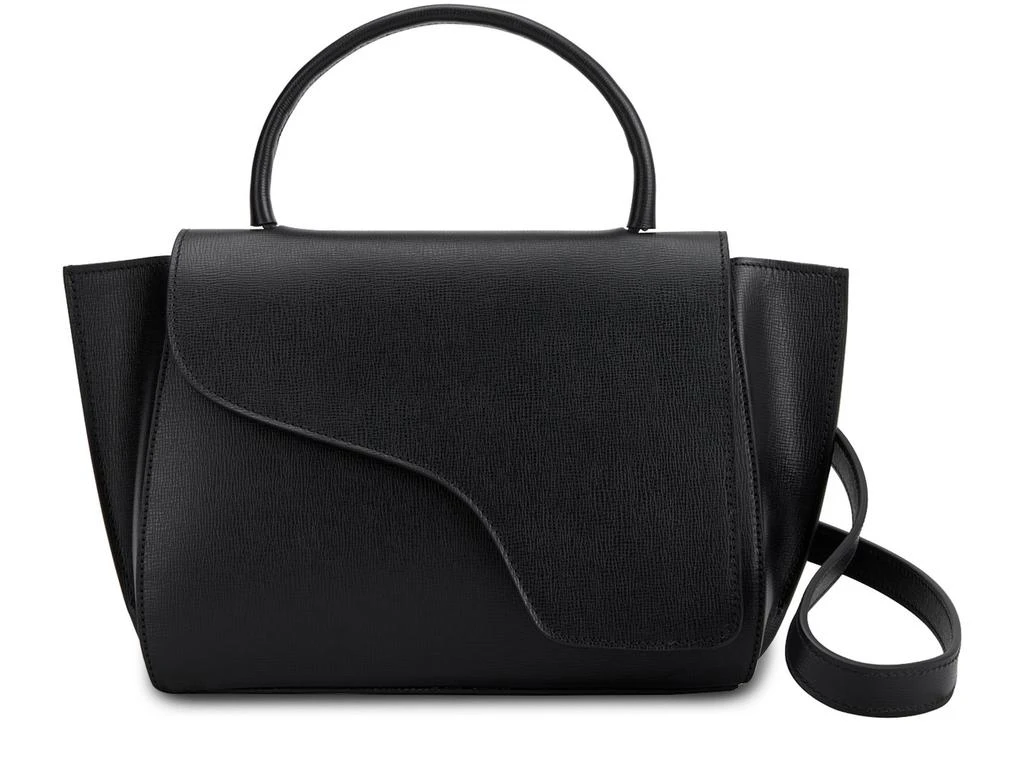 ATP ATELIER Arezzo Black Saffiano Handbag 1