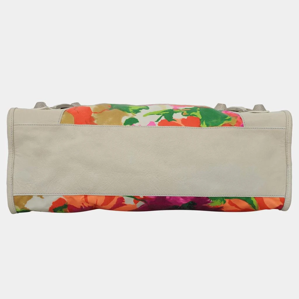 Balenciaga Balenciaga Floral Satin Leather GSH City Bag 5