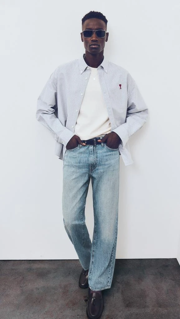 Levi's 568 Loose Straight Linen Blend Jeans 1