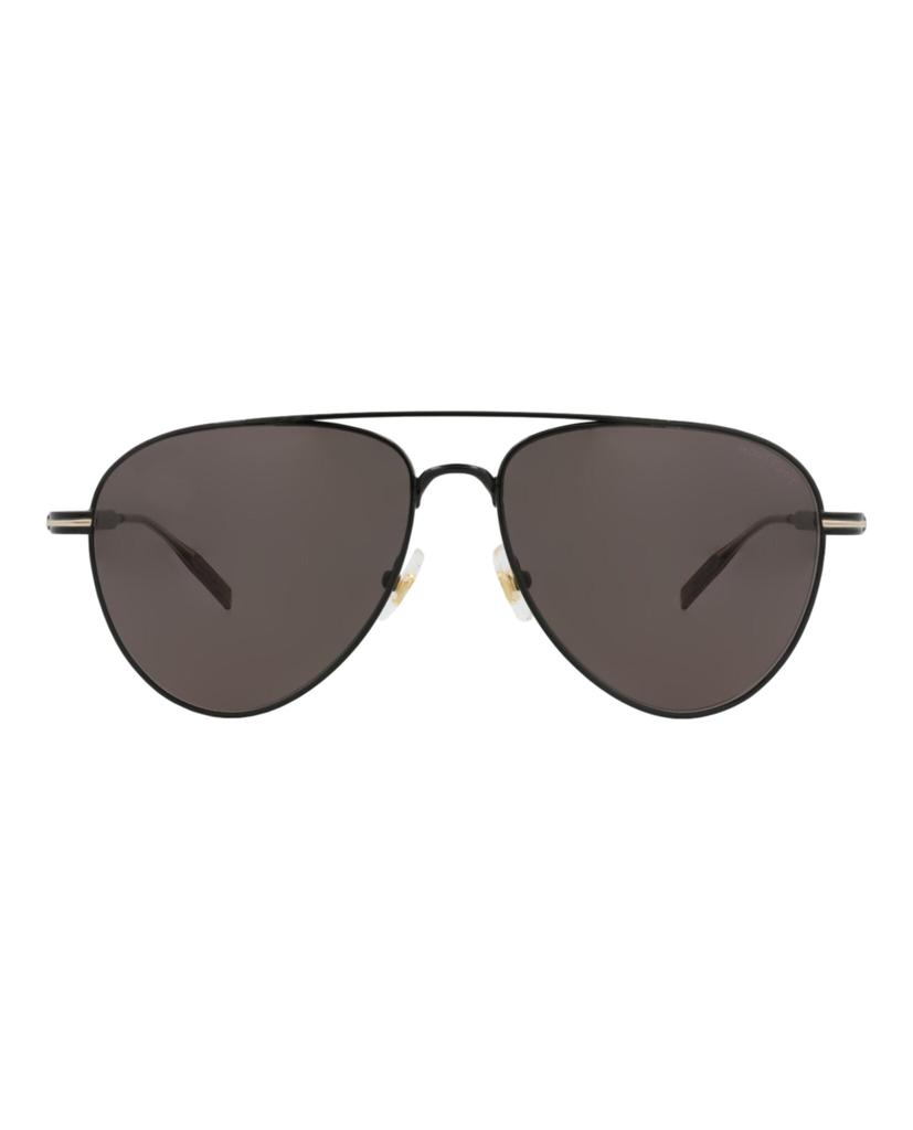 MontBlanc Aviator-Frame Metal Sunglasses