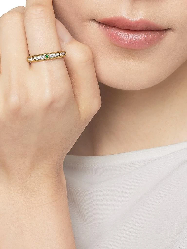 David Yurman Modern Renaissance Band Ring in 18K Yellow Gold 7